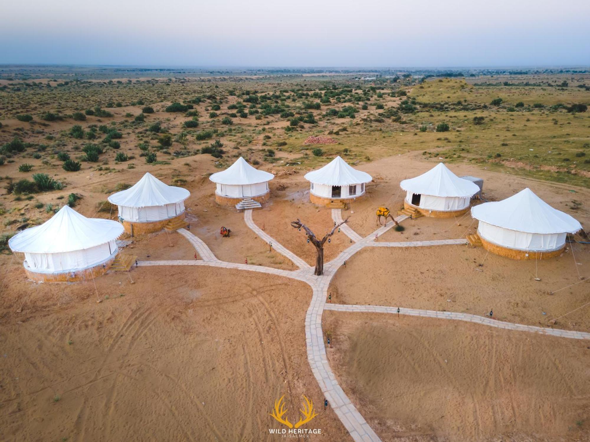 Wild Heritage Desert Camp Hotel Jaisalmer Buitenkant foto